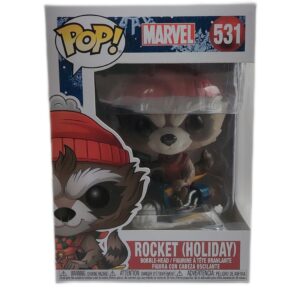 POP Marvel: Holiday - Rocket 531 | Funko Collectible Figurine