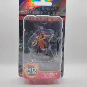 Miniature Dragonborn Fighter Premium - D&D WizKids WZK93015