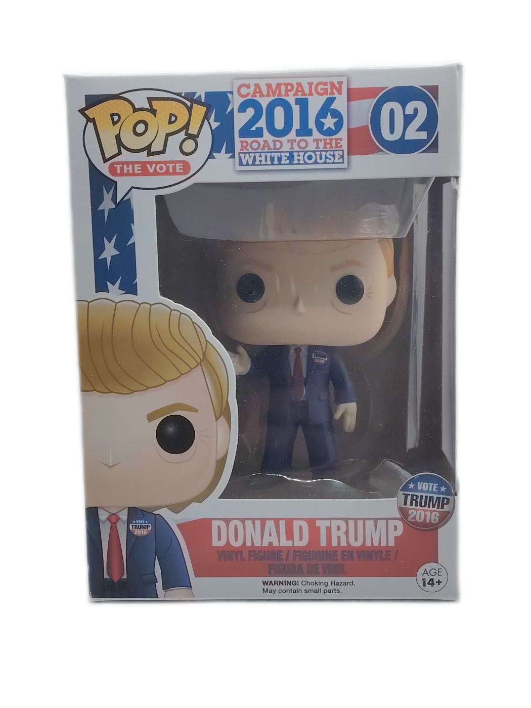 Funko Pop Donald Trump 02 2016 - Figurine Vinyl rare