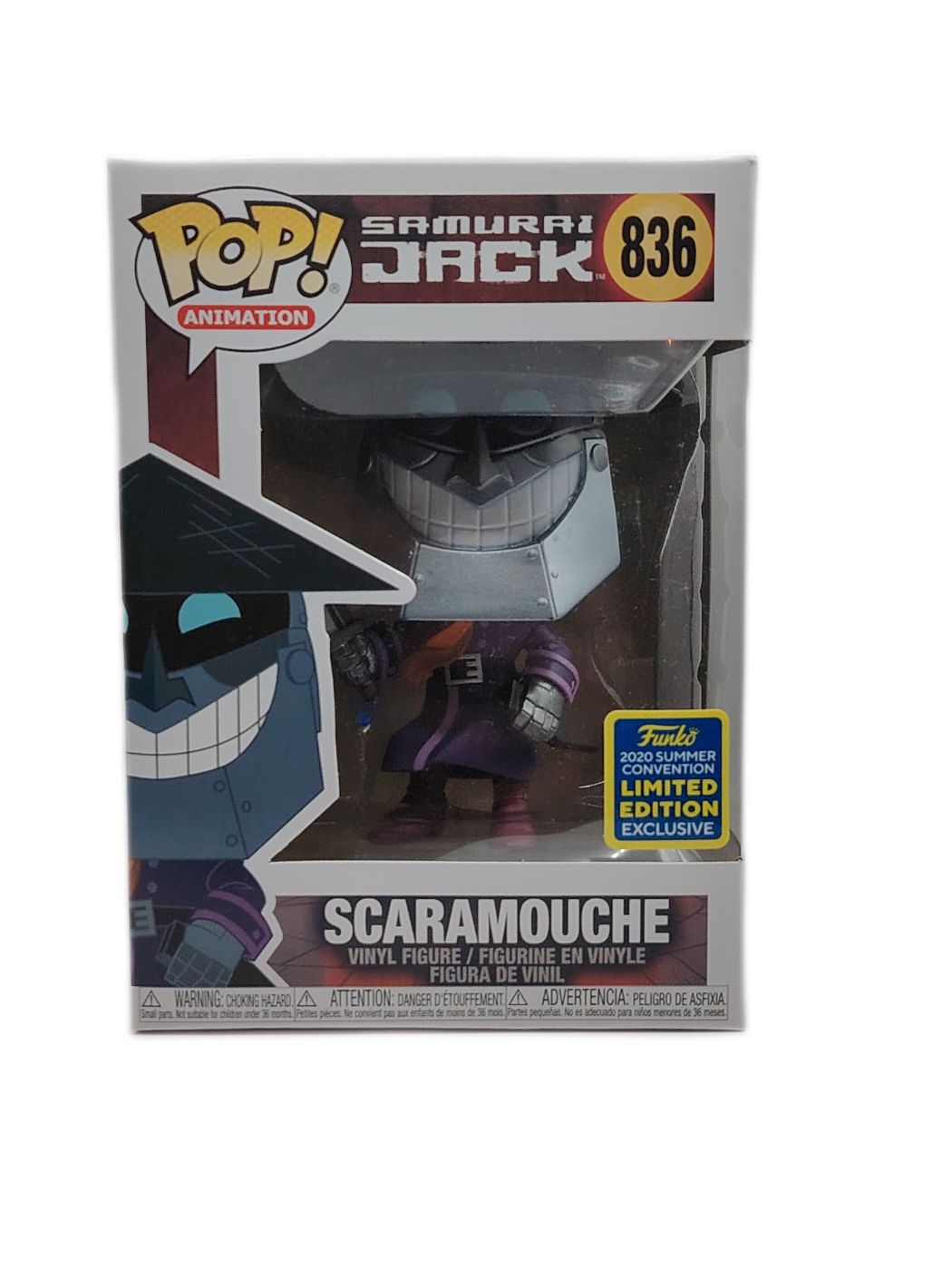 Funko POP! Samurai Jack Scaramouche #836 Édition Limitée 2020