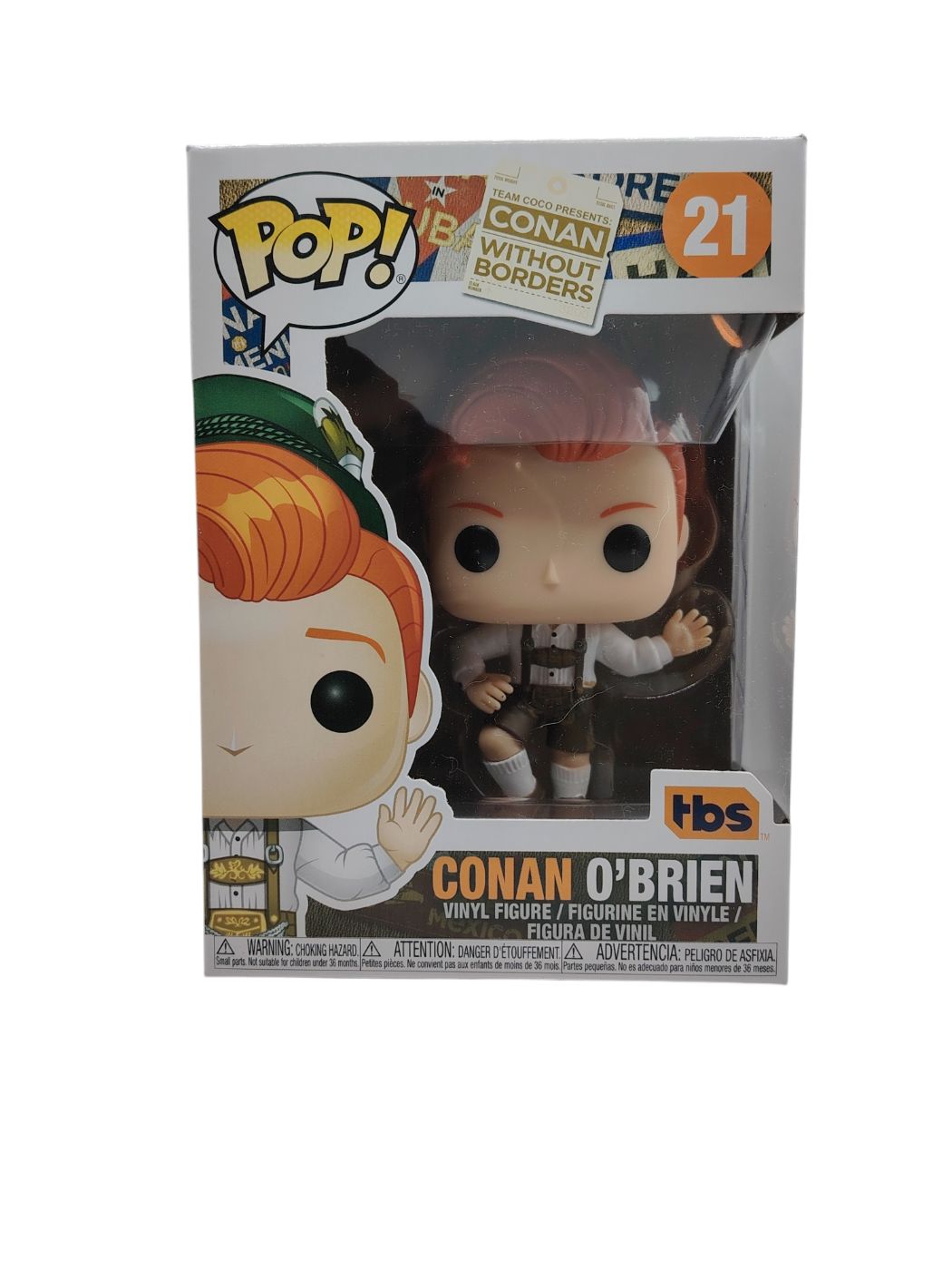 Funko POP Conan O'Brien #21 Lederhosen - boîtes abîmée
