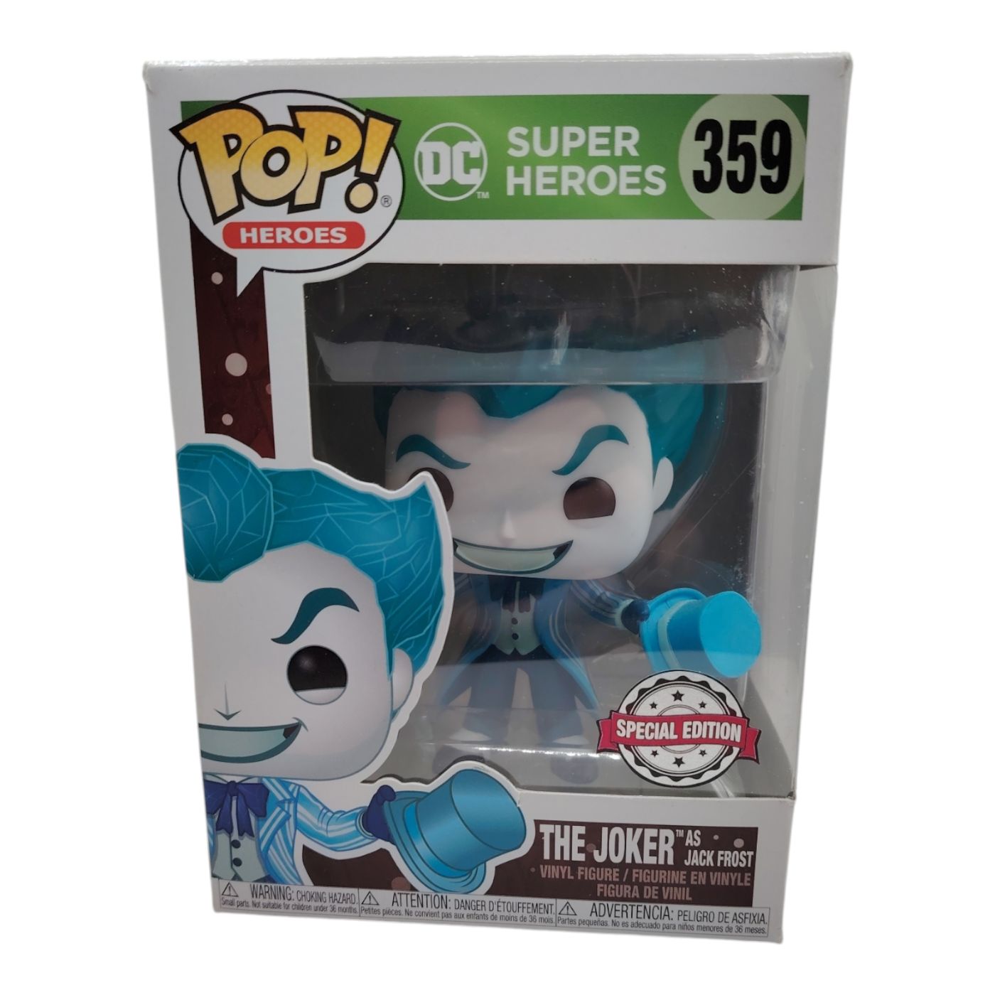 Funko Pop ! Batman Joker Jack Frost 359 - Édition Exclusive