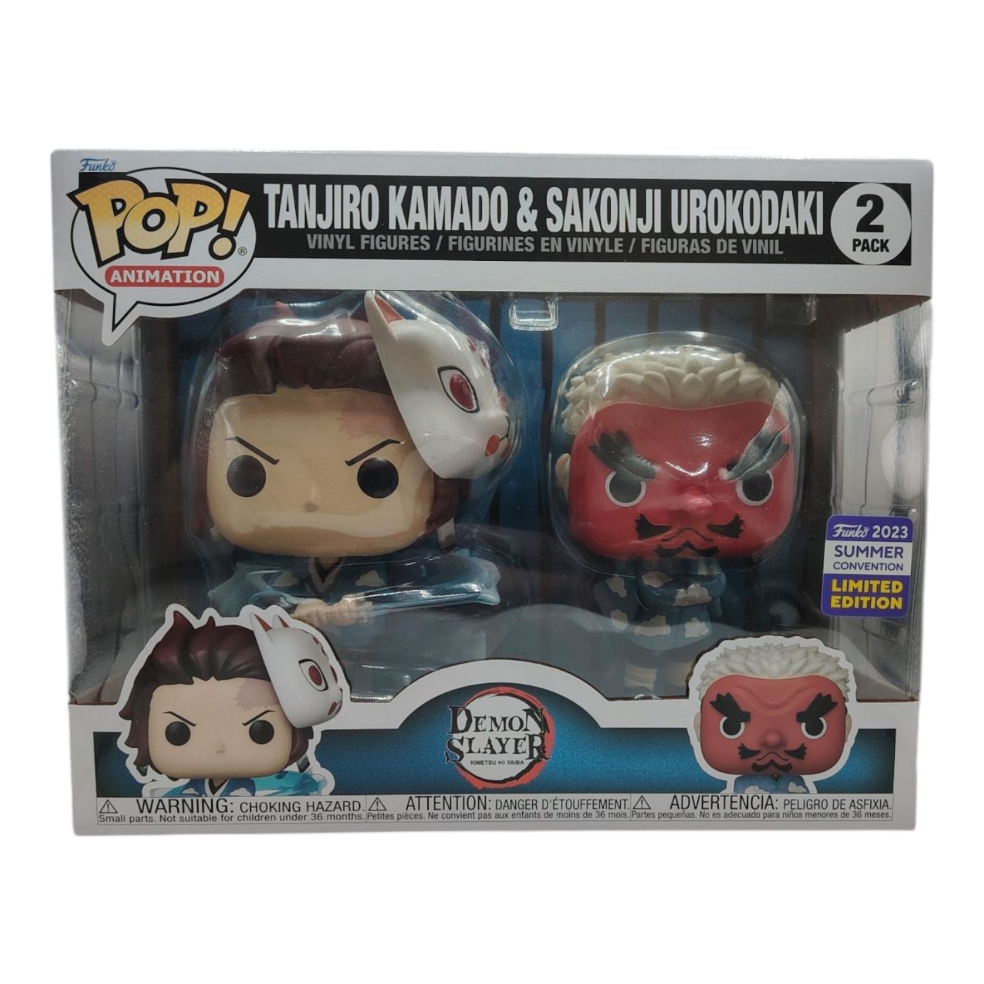 Funko Pop Tanjiro & Sakonji Urokodaki - Summer Convention 2023