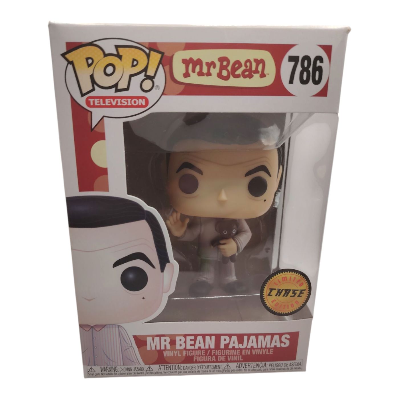 Funko Pop! Mr. Bean - Mr Bean Pajamas #786 version Chase