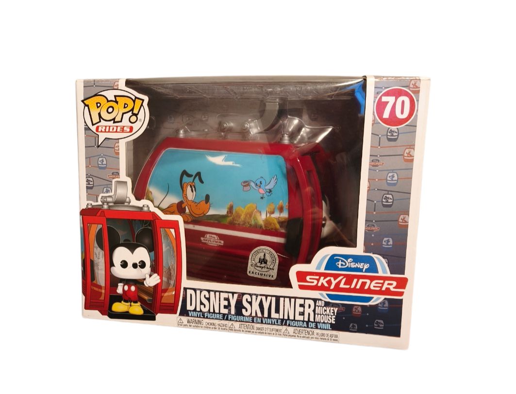 Funko POP! Rides Disney Skyliner avec Mickey Mouse #70 – Figurine Vinyle Exclusive (Bon état)