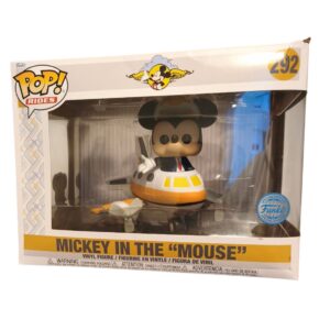 Funko POP! Rides Disney – Mickey in the "Mouse" #292 – Figurine Vinyle Exclusive (Bon état)