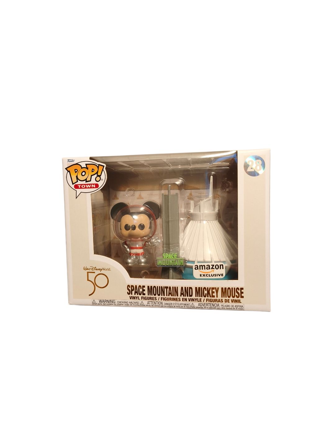 Funko Pop! Town: Walt Disney World 50th - Space Mountain and Mickey Mouse #28 - Exclusive